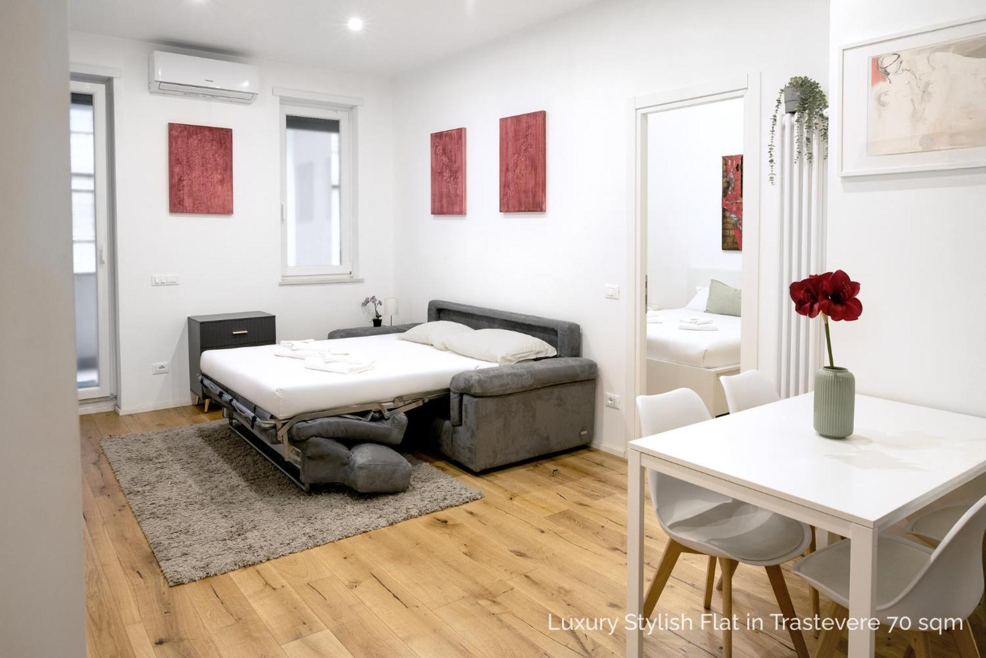 La Dolce Vita - Luxury Stylish Flats In Trastevere 70-90Sqm Rome Extérieur photo