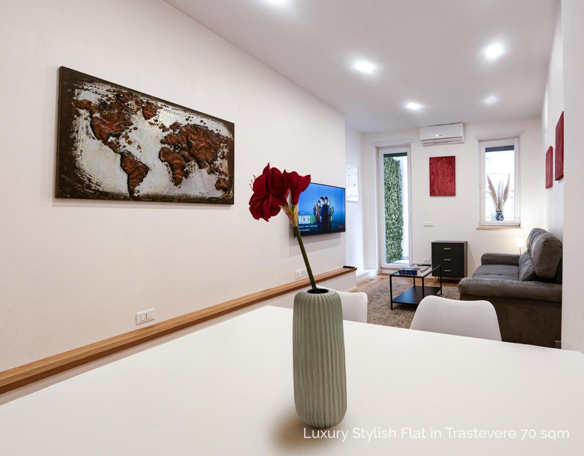 La Dolce Vita - Luxury Stylish Flats In Trastevere 70-90Sqm Rome Extérieur photo