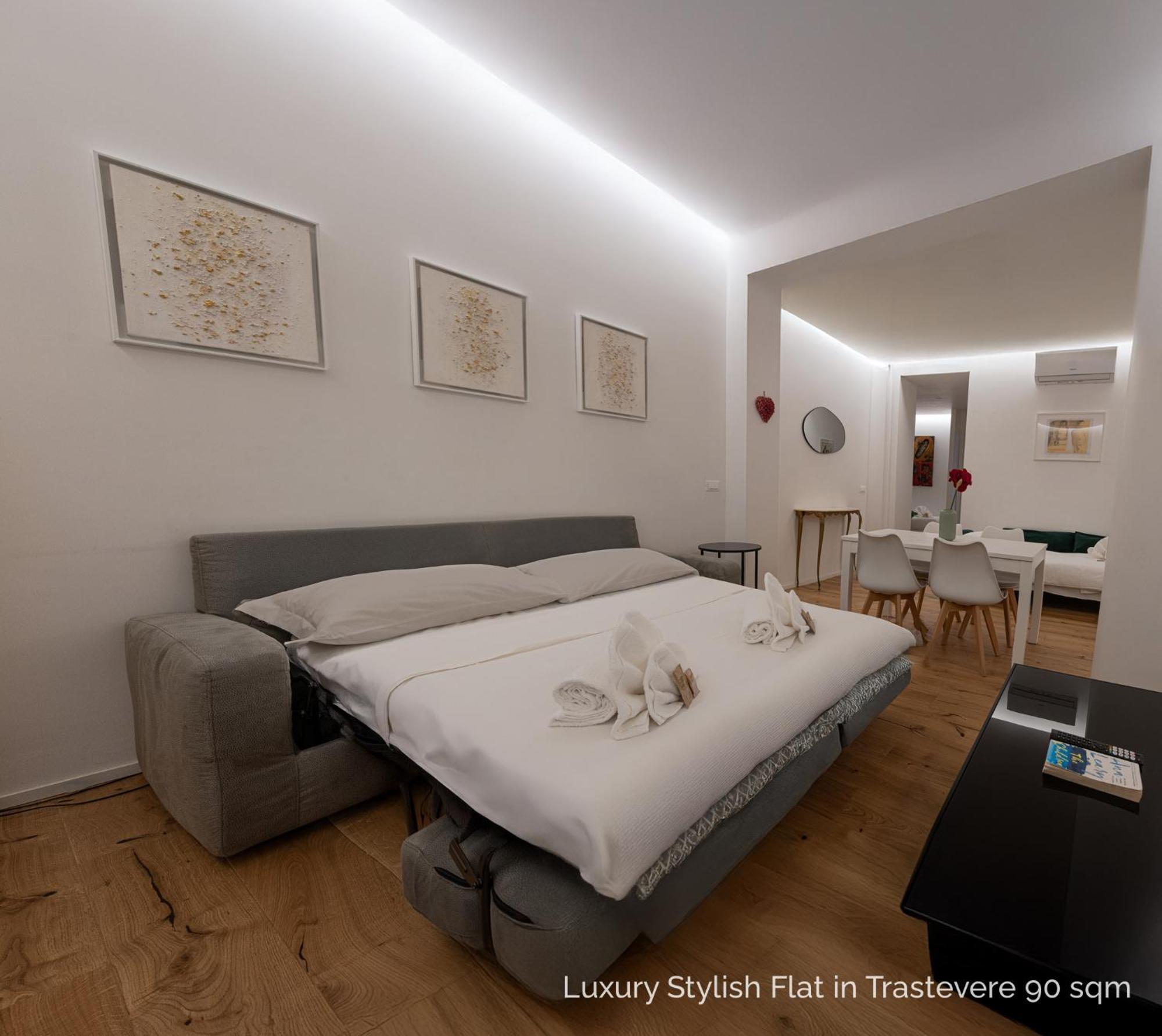 La Dolce Vita - Luxury Stylish Flats In Trastevere 70-90Sqm Rome Extérieur photo
