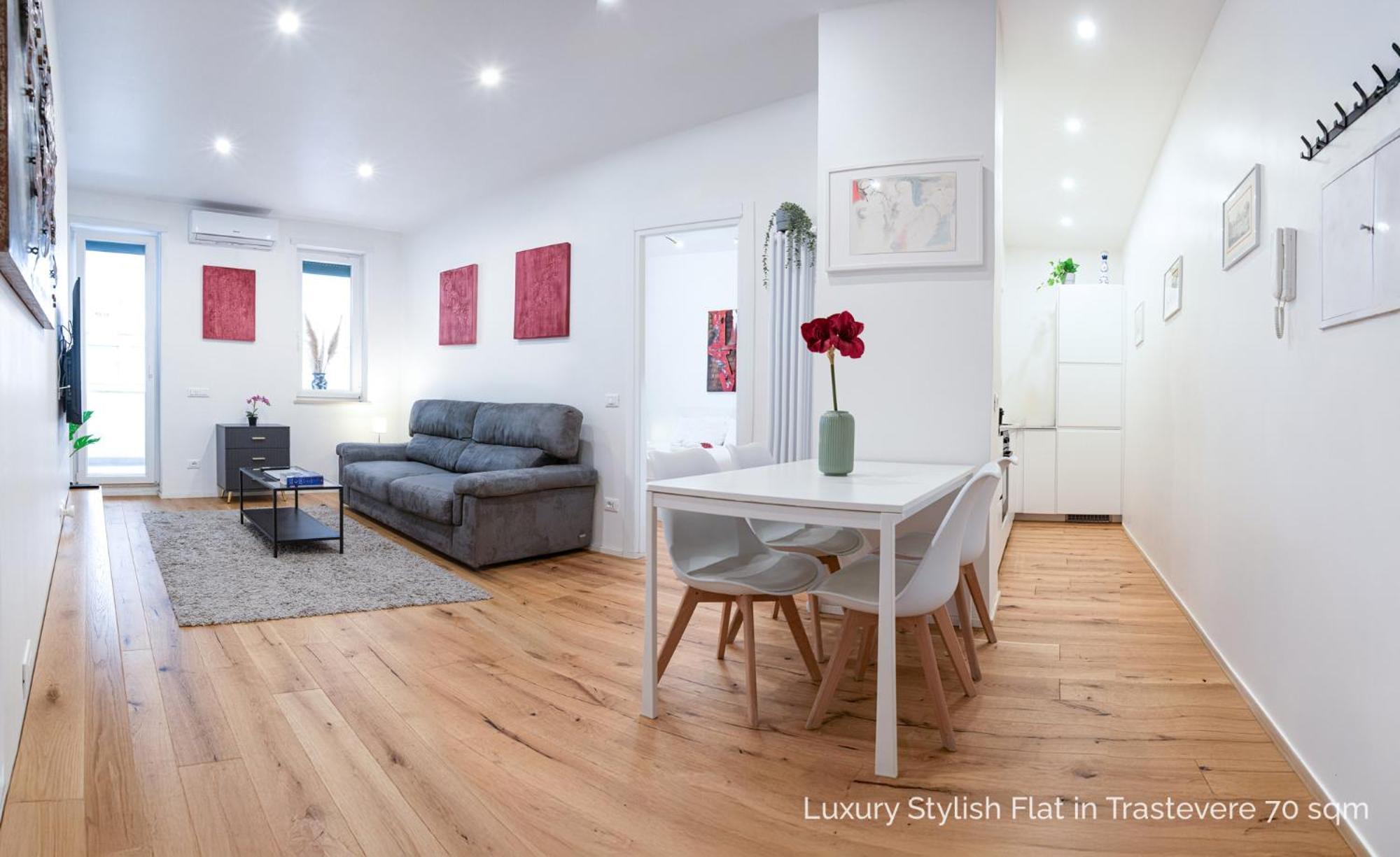 La Dolce Vita - Luxury Stylish Flats In Trastevere 70-90Sqm Rome Extérieur photo